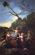 Francisco Goya The Swing oil on canvas